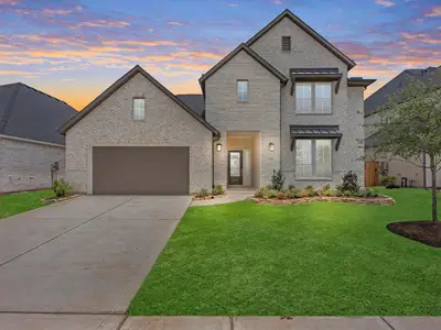 New construction Single-Family house 13818 Aventino Pointe Drive, Cypress, TX 77433 Barnhart- photo 0