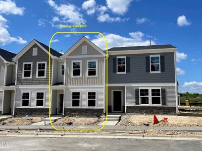 New construction Townhouse house 5069 Microcline Trail, Raleigh, NC 27610 - photo 0