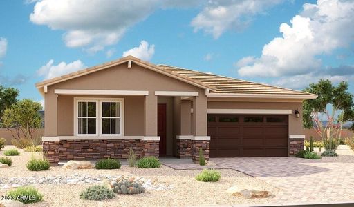 New construction Single-Family house 40331 W Wade Drive, Maricopa, AZ 85138 Agate- photo 0