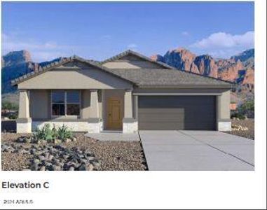 New construction Single-Family house 2175 W Spaulding Avenue, Apache Junction, AZ 85120  The JUSTIN- photo 0