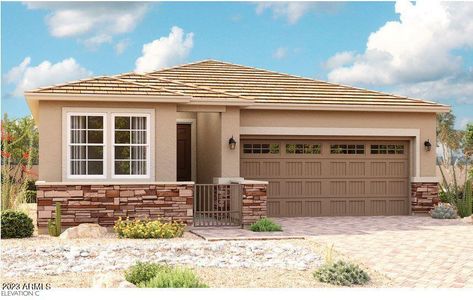 New construction Single-Family house 24195 W Zak Road, Buckeye, AZ 85326 Larimar- photo 0