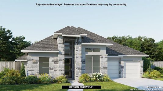 New construction Single-Family house 10122 Dapple Colt, San Antonio, TX 78254 Design 3080W- photo 3 3