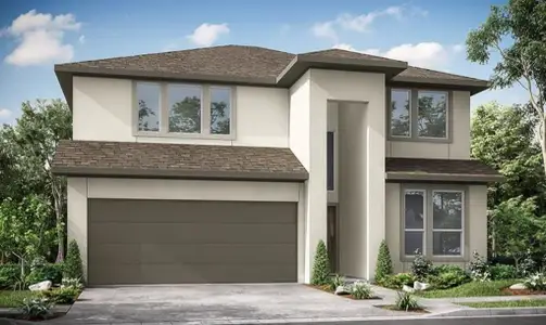 New construction Single-Family house 9326 Baradine Grove Lane, Cypress, TX 77433 Camelia- photo 0