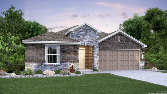 New construction Single-Family house 1626 Lilyturf Road, New Braunfels, TX 78130 Jardin- photo 0 0