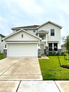 New construction Single-Family house 10127 Basil Beebalm Trail, Magnolia, TX 77354 Christina- photo 1 1