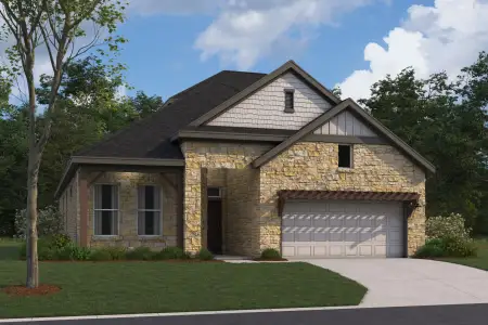 New construction Single-Family house 3612 Wolf Point Way, Leander, TX 78641 Paramount II- photo 0 0