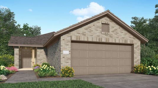 New construction Single-Family house 17742 Pemswood Drive, Hockley, TX 77447 Brook II- photo 0
