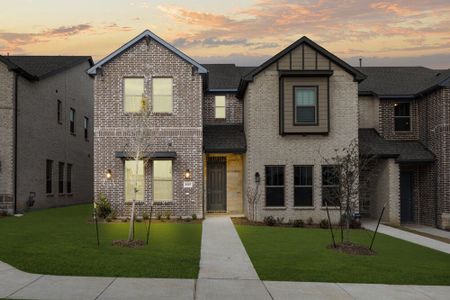 New construction Townhouse house 6005 Baritone Court, Sachse, TX 75048 Rice Homeplan- photo 3 3