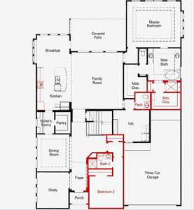 2304 Hawk Meadow Court Humble floorplan as built