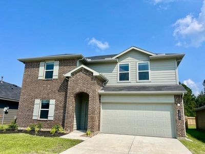 New construction Single-Family house 24875 King Palm Trace, Magnolia, TX 77355 Plan X40P- photo 0