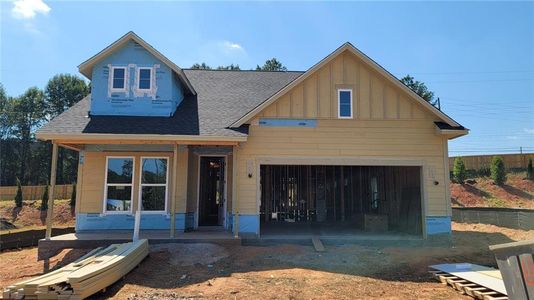 New construction Single-Family house 214 Strawberry Lane, Woodstock, GA 30189 The Cartwright II- photo 0