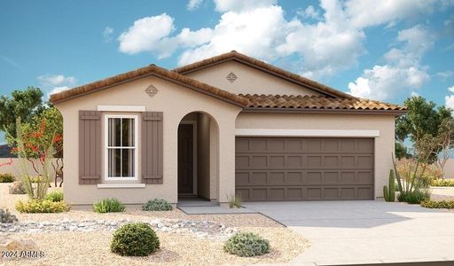 New construction Single-Family house 1977 N Westfall Lane, Casa Grande, AZ 85122 Larimar- photo 0