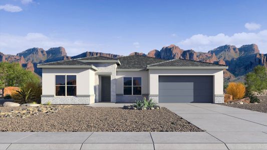 New construction Single-Family house 25280 N 159Th Dr, Surprise, AZ 85387 Pearl- photo 0