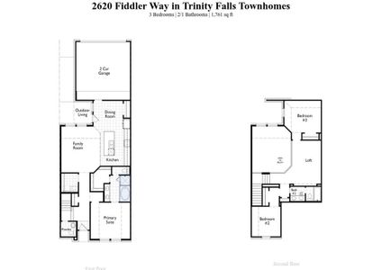 New construction Townhouse house 2620 Fiddler Way, McKinney, TX 75071 Ashford Plan- photo 1 1