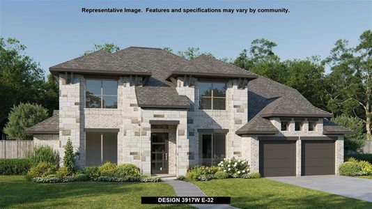 New construction Single-Family house Design 3917W, 1426 Fieldstone Drive, Midlothian, TX 76065 - photo
