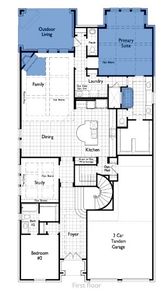 New construction Single-Family house 4745 Impression Lane, Celina, TX 75078 568 Plan- photo