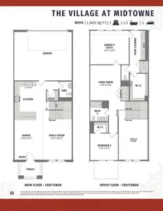 Whether you are just starting out or right sizing, our Boyd floor plan is the perfect home for you!