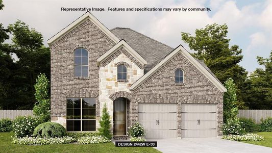 New construction Single-Family house 300 Marvins Bnd, Georgetown, TX 78628 2442W- photo 0