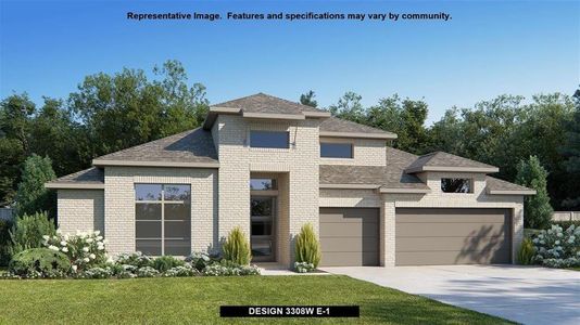 New construction Single-Family house 5411 Holly Hollow Lane, Fulshear, TX 77441 Design 3308W- photo 0