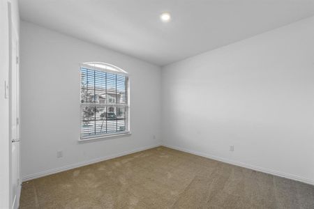 Empty room with carpet