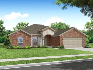 New construction Single-Family house 404 Falcon Way, Azle, TX 76020 Cromwell II- photo 0