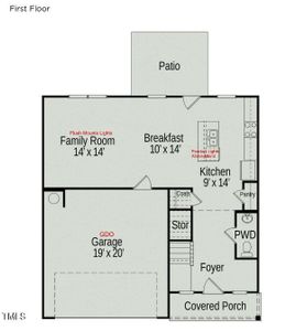 First Floor layout