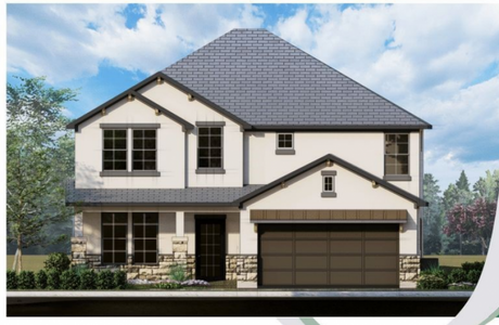 New construction Single-Family house 404 Stellar Wind Drive, Georgetown, TX 78628 Bennington- photo 0