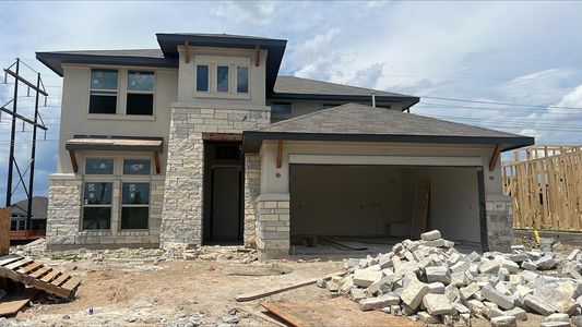 New construction Single-Family house 470 Sugar Cane Rd, Buda, TX 78610 Premier Series - Hickory- photo 1 1