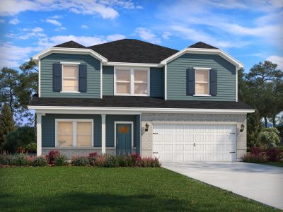 New construction Single-Family house Brentwood, Ennis Road, Angier, NC 27501 - photo