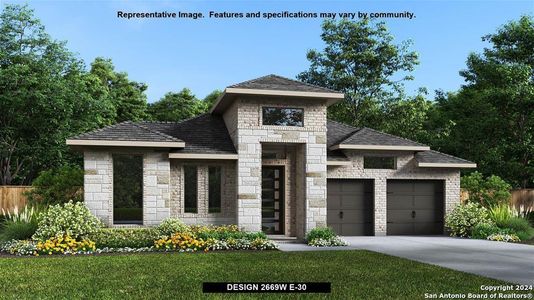 New construction Single-Family house 1864 Front Porch Avenue, New Braunfels, TX 78132 Design 2669W- photo 0 0