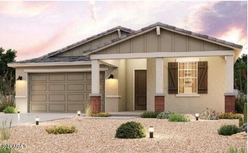 New construction Single-Family house 1919 S 245Th Drive, Buckeye, AZ 85326 Plan 6- photo 0