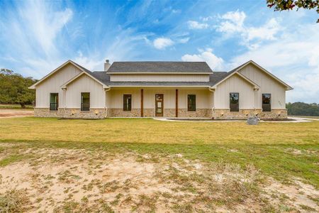 New construction Single-Family house 337 Zebrastone Way, Poolville, TX 76487 Pecan Grove- photo 0
