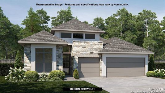 New construction Single-Family house 3228 Crosby Creek, Schertz, TX 78108 Design 2695W- photo 0 0