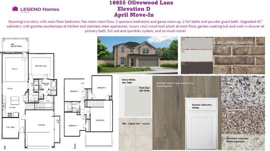 New construction Single-Family house 16655 Olivewood Lane, Conroe, TX 77302  Tivoli- photo