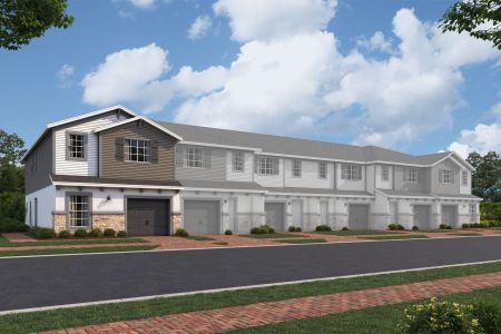New construction Townhouse house 4623 Campsite Loop, Orlando, FL 32824 Granada- photo 0