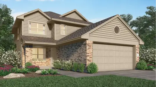 New construction Single-Family house 1509 San Sebastien Drive, Conroe, TX 77301 Hawthorn II- photo 0 0