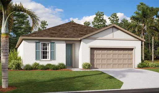 New construction Single-Family house 180 Hilltop Bloom Loop, Haines City, FL 33844 Slate- photo 0 0