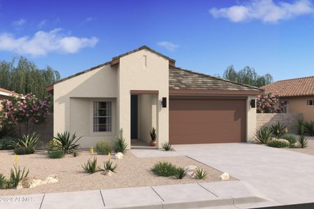 New construction Single-Family house 42400 W Pablo Drive, Maricopa, AZ 85138 Godavari- photo 0