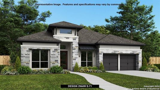 New construction Single-Family house 1721 Windward Way, Seguin, TX 78155 Design 2944W- photo 0 0