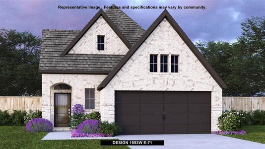 New construction Single-Family house 328 Mallorn Lane, Montgomery, TX 77316 Design 1593W- photo 0