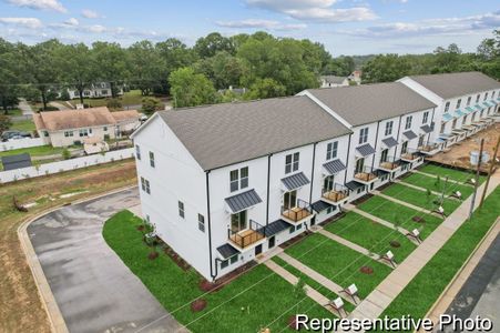 New construction Townhouse house 351 E Fourth St, Wendell, NC 27591 The Battson TH- photo 26 26