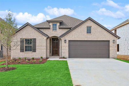 New construction Single-Family house 13076 Yellowstone Way, Providence Village, TX 76227 Premier Series - Oleander- photo 0