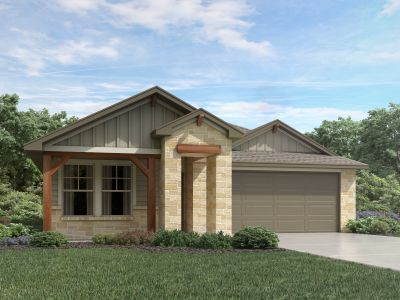 New construction Single-Family house 2875 Mill Run Bend, Round Rock, TX 78665 The Briscoe (820)- photo 0