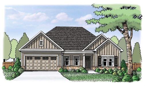 New construction Single-Family house 179 Alderman Lane, Winder, GA 30680 The Everett- photo 0