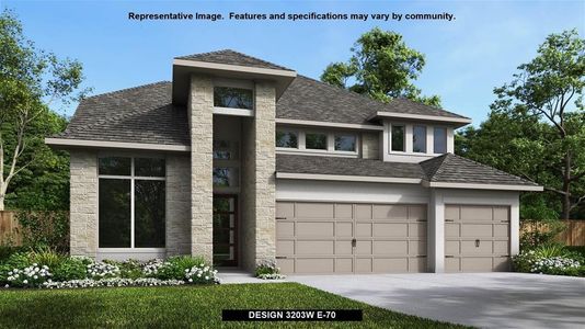 New construction Single-Family house Design 3203W, 126 Canary Island Circle, Montgomery, TX 77316 - photo