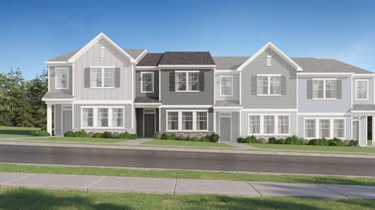 New construction Multi-Family house 1827 Aspen River Lane, Apex, NC 27502 Sutton- photo 0