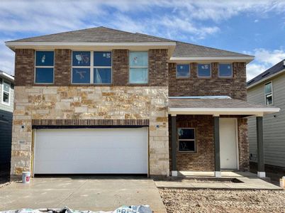 New construction Single-Family house 510 Palo Brea Loop, Hutto, TX 78634 Knox Homeplan- photo 0 0