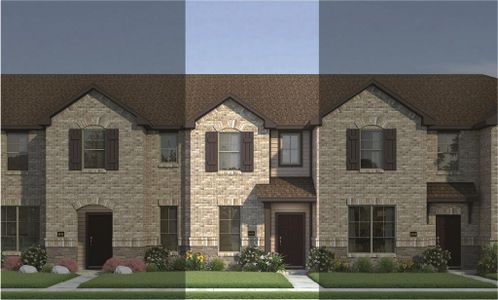 New construction Townhouse house 211 Territory Trail, Fort Worth, TX 76120 Crockett 5A3 A- photo 0