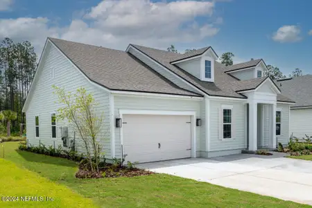 New construction Single-Family house 444 Slash Pine Place, Yulee, FL 32097 Alexander- photo 0