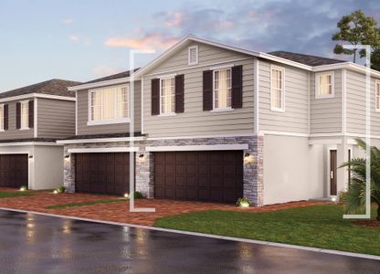 New construction Townhouse house 1237 Regal King Drive, Kissimmee, FL 34746 - photo 1 1